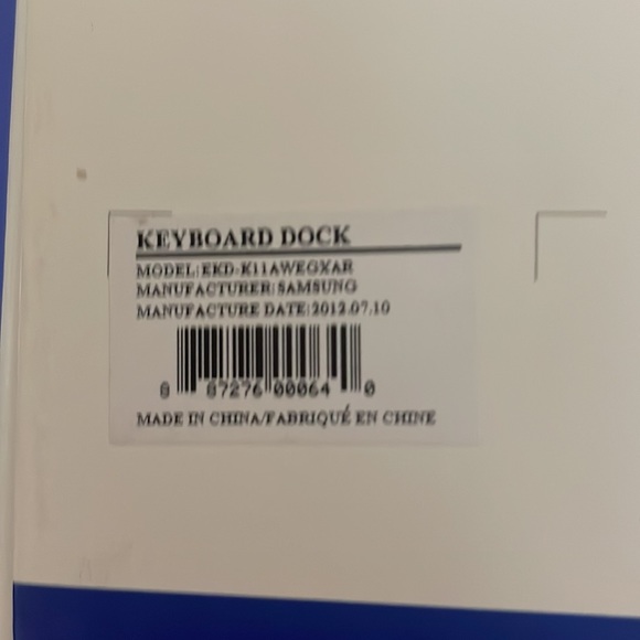 Samsung Galaxy Tab2 7.0 Keyboard Dock - Picture 3 of 3